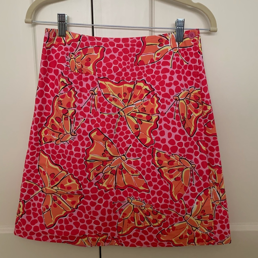 Lilly Pulitzer reversible wrapped skit